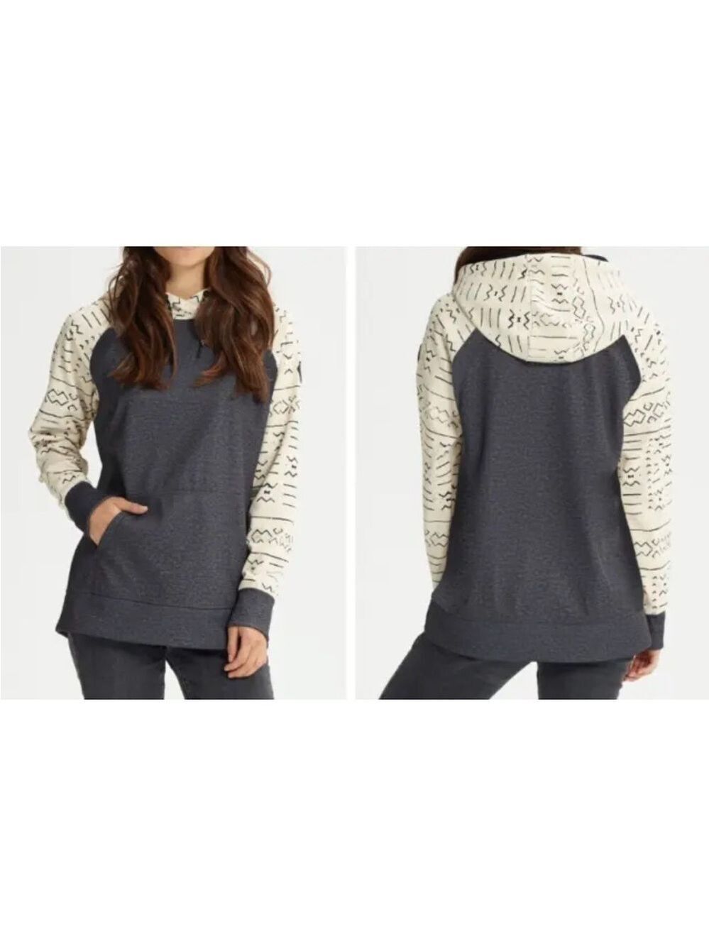 Burton Womens Crown Bonded Pullover Hoodie Sz M Water-Repellent
